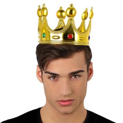 Goldene Stoffkrone Hut für Kinder - Halloween- oder Geburtstagsfeier Dekorations-Requisite