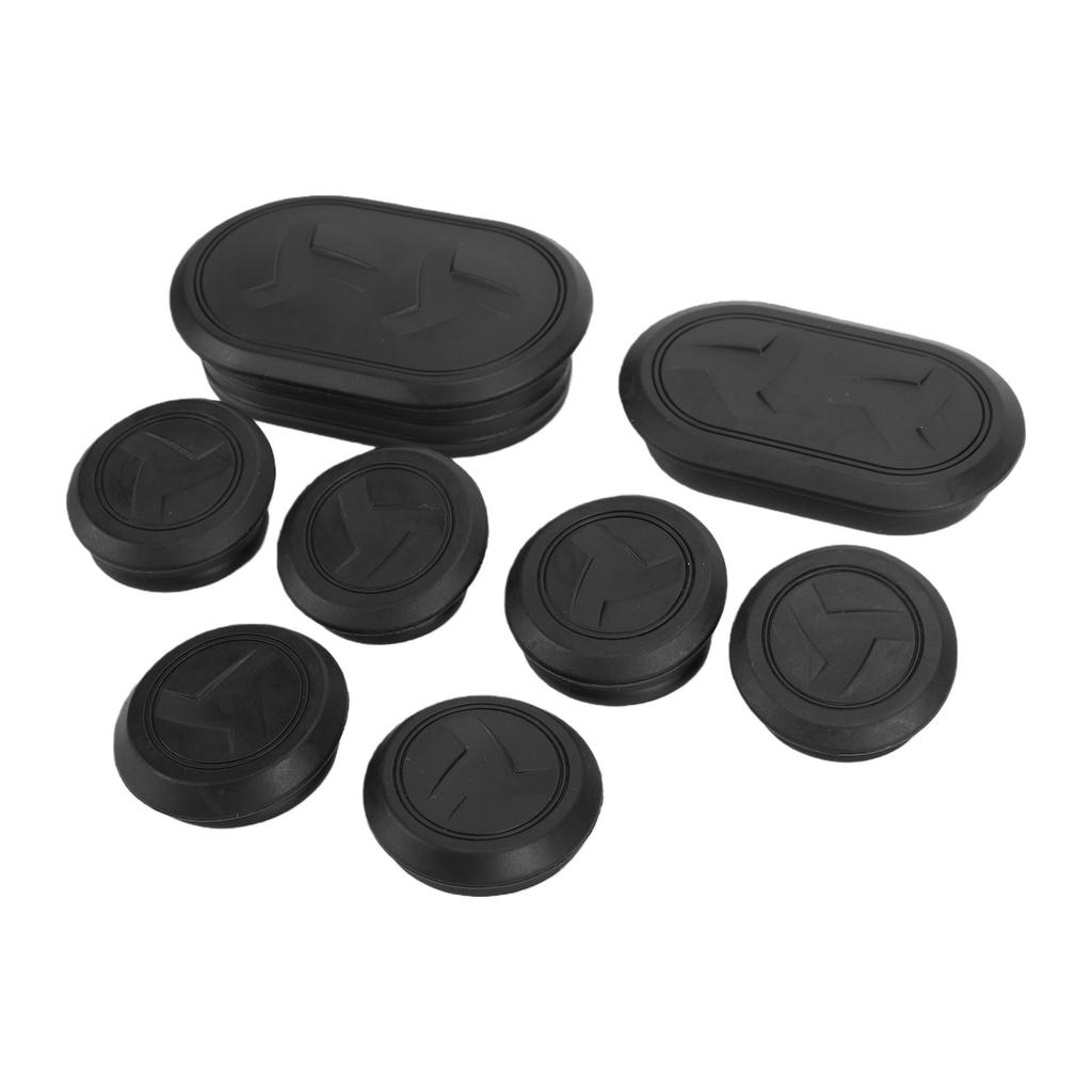 8pcs Motorcycle Frame Hole Caps Kit Anti Dust Decorative Frame Hole Plugs Replacement for MT 09 MT 09 SP 2021 2025
