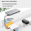 Best-Selling YG300 Yellow-White Mini Portable Projector with Mobile Screen Mirroring for Home Entertainment.
