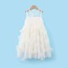 Girls' Summer 3D Floral Sleeveless Dress