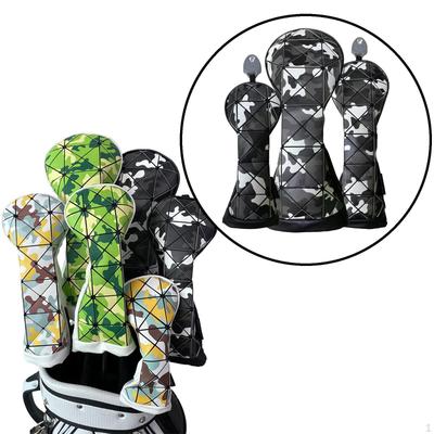 Golf Club Head Cover Headcover Protective Sleeve Universal PU Plush Lined Protectors
