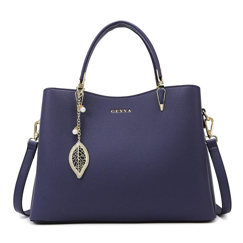 

Women s handbag new fashionable and simple middle-aged mother bag large-capacity multi-compartment soft leather commuter bag