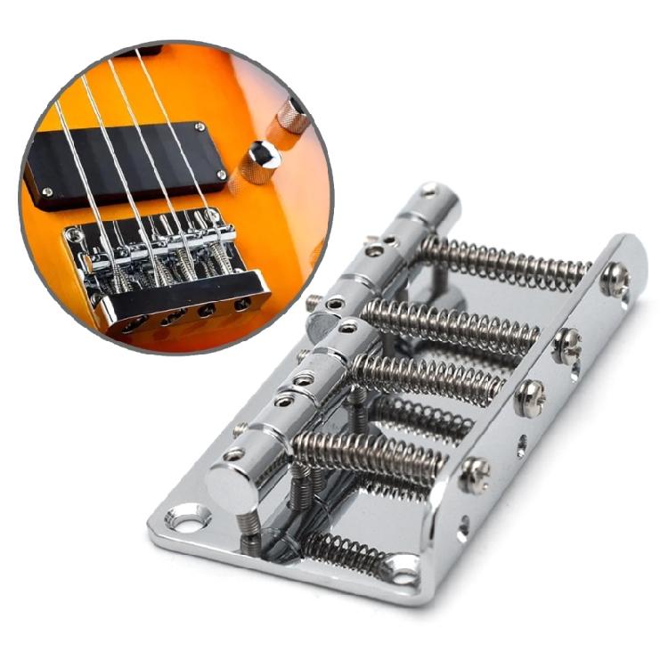 4 String Bass Bridge Assembly, 4 String Bass Bridge for 4 Strings Electric Bass