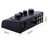 Douk Audio Karaoke Sound Mixer KTV Effect Reverb Microphone Preamplifier Home Audio DVD System Black