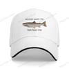 Women Want Me Fish Fear Me Colorful Fish Funny Outdoor Cap Sun Visor Hip Hop Caps Cowboy Hat Peaked Hats