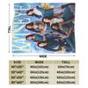 Super Warm Blankets Boy Girl Picnic Katseye Kpop Music Throw Blanket  Flannel Bedspread For Couch Chair Fluffy Sofa Bed Cover