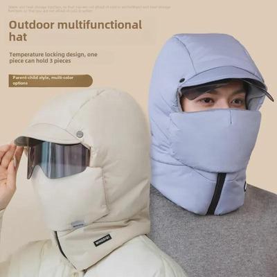 Women's Winter Cycling Hat with Velvet Lining: Windproof and Warm Lei Feng Headgear.