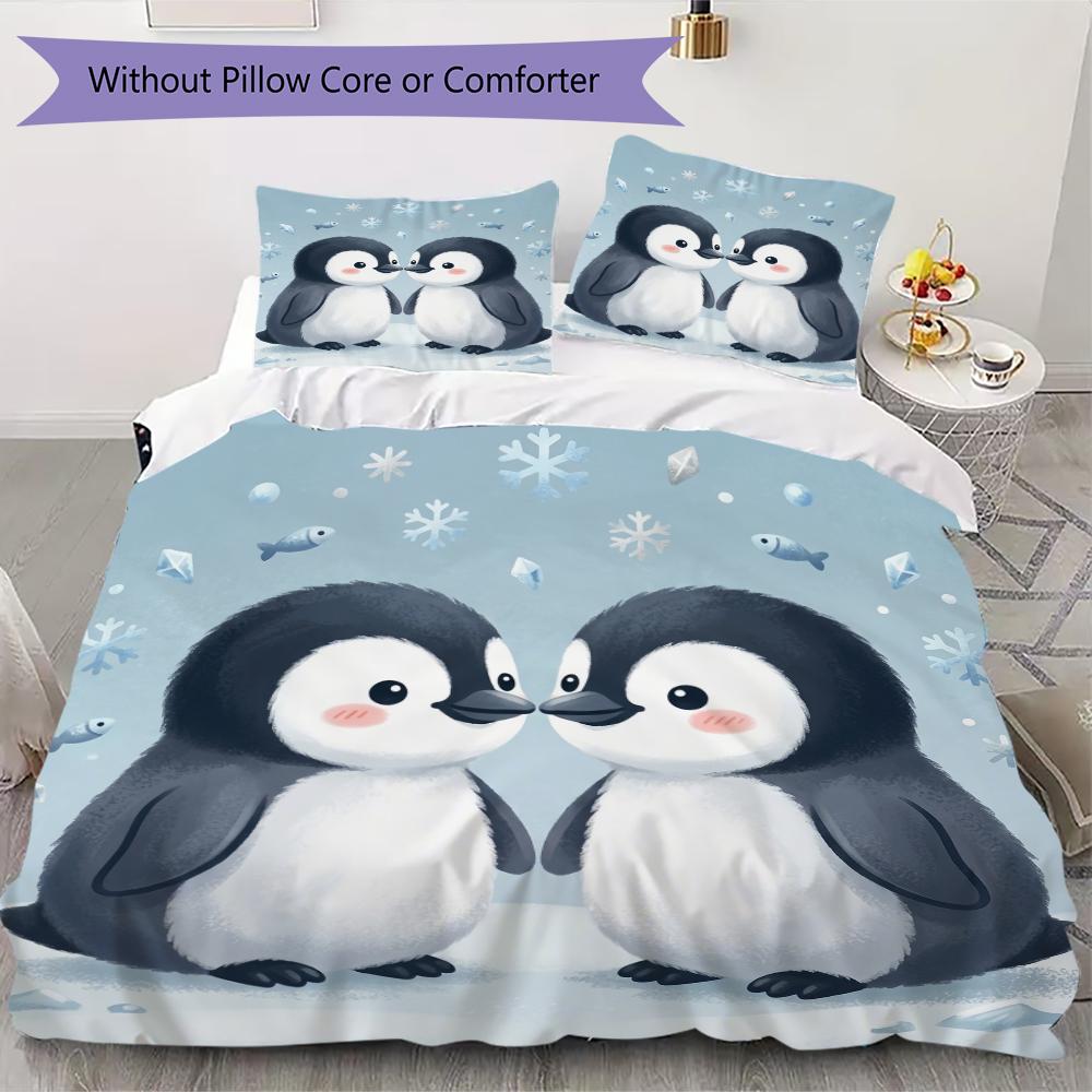 Repeat Bear Pattern Bedding uilt Set uilt Cover Pillowcase Home Decoration Birthday Gift (1 * duvet cover + 2 * pillowcase without core)