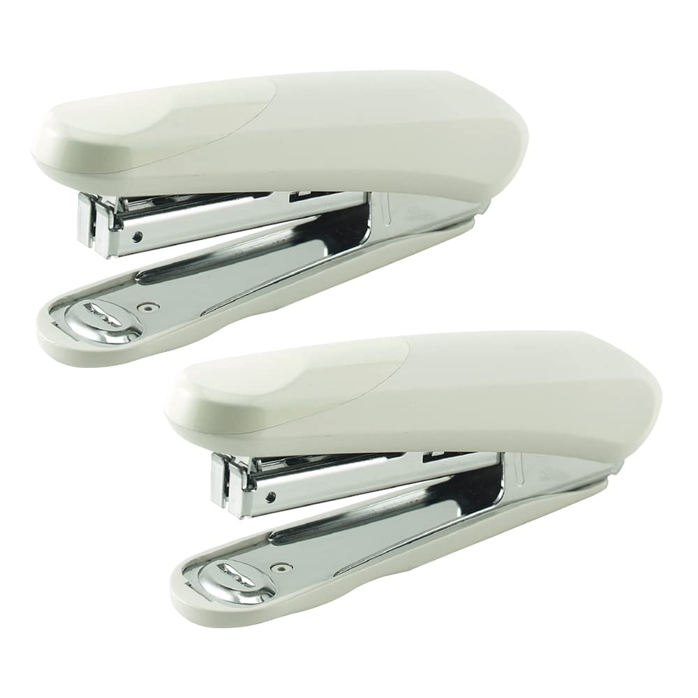 Plus Stapler Rakuhit White 2 ST-010R WH, Staplers, 30-982