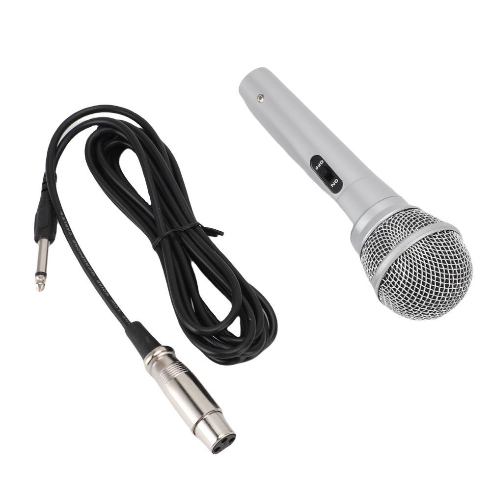 6.5mm Connector Dynamic Vocal Microphone Cardioid Dynamic Mic for Singing Machine