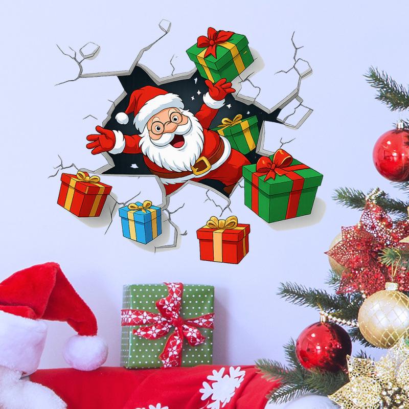 Festive Christmas Wall Sticker: Create a Creative Holiday Atmosphere