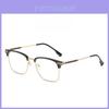 Business Retro Eyeglasses Frame For Men With Blue Light Blocking Lens And Full Rim Design