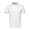 Cămașă Polo Bifeisuo BFS9909 Bumbac Mătase Guler Contrast Mânecă Scurtă