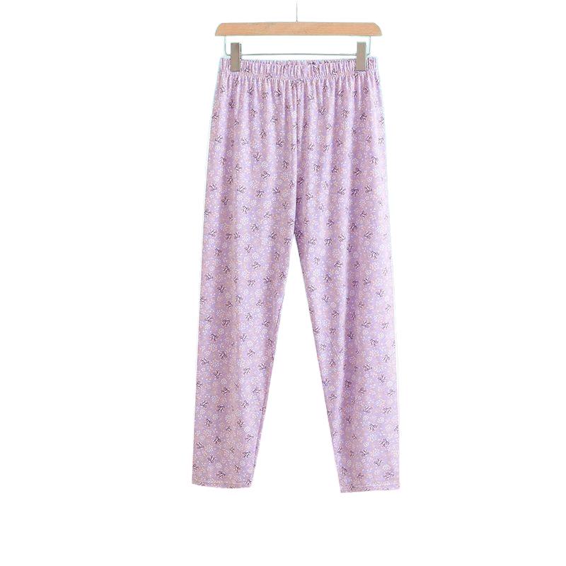 Pantaloni Pigiama in Cotone Taglie Forti da Donna - Sottili, Larghi, Casual Estivi per Mamme Anziane
