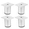 4Pcs Heavy Duty Adjustable Furniture Legs Metal Feet for Sofa Couch Dresser Cabinet Table Scratch Resistant Supports