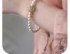 Elegant Sky Blue Hetian Jade & Pearl Beaded Charm Bracelet for Women - Best Friend Gift