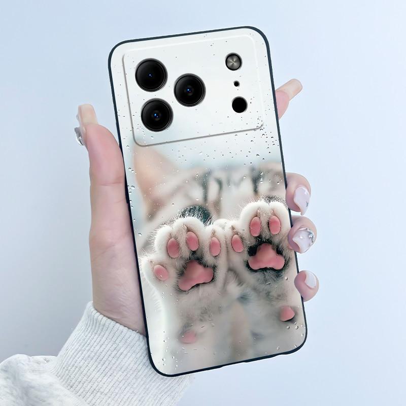 Para Carcasa Doogee Note56 Para Funda de Teléfono Doogee Note 56 Estética Lujo Lindo Genial Niño Niñas Negro Mate Silicona Suave Cubierta Trasera