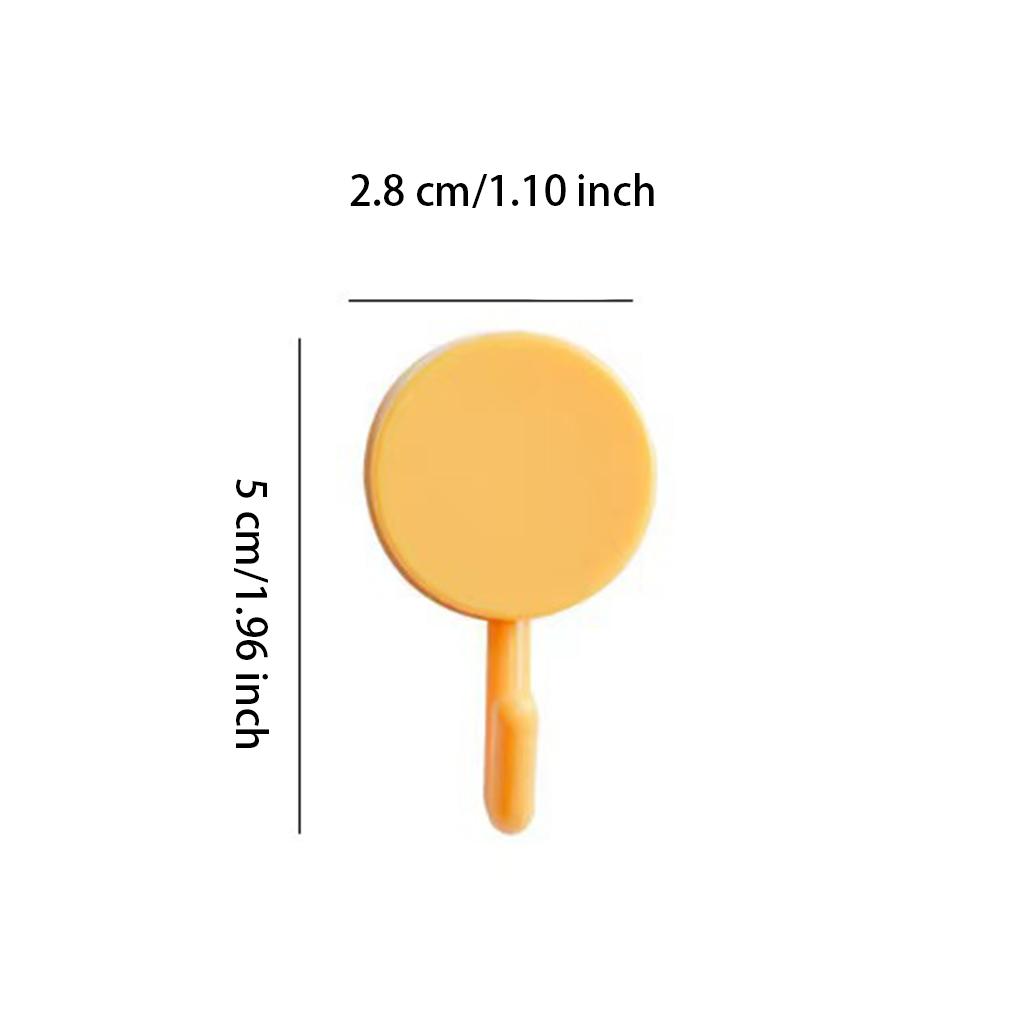 10 Stück Wandhänger Hängender Selbstklebender Aufbewahrungshaken Stanzfrei Heimorganisation Schlüsselhalter Schlafzimmer Schalorganisator