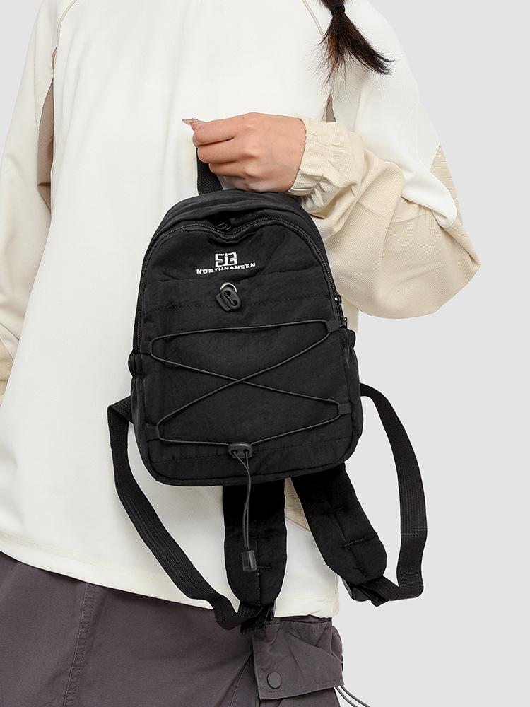 2025 Color-block Outdoor Backpack: Versatile, Lightweight Drawstring Bag for Commuting, School, Mountaineering