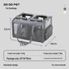 Pet Transport Cage: Breathable, Expandable Car Cage for Dogs and Cats