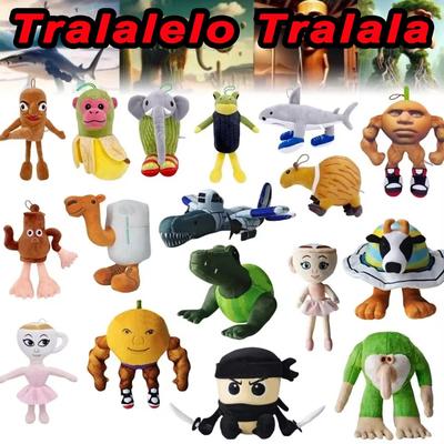 14 Styles Tralalelo Tralala Plush Tungtungtung Italian Brainrot Al Tralalero Tralala Plush Doll Stuffed Soft Pillow Toys Gift