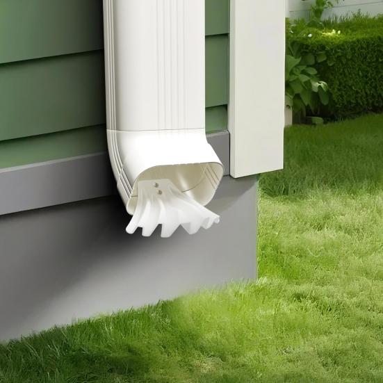 Yousheng Gutter Downspout Diverter Rain Gutter Disperser Gutter Downspout Extension for 3"x 4" And 3" X 2" Downspout Rainwater Dispersal