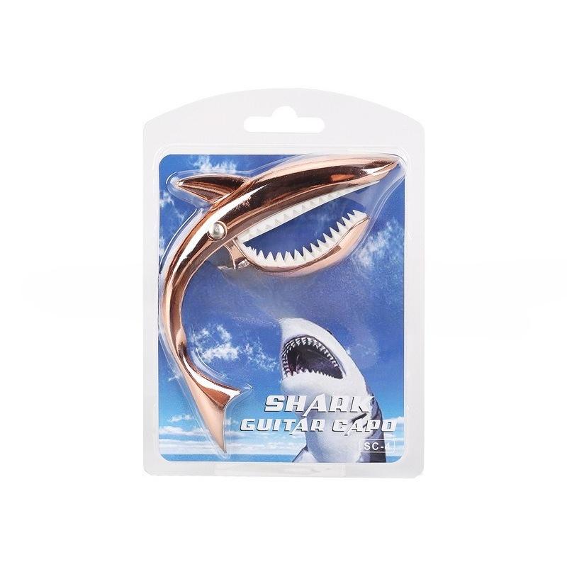1PC Shark Guitar Capo Zinc Universal Quick Change Clamp for Acoustic Musical Instrument Accessories