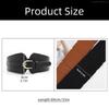 Elegant Wide Belt Fashion Stretchable Waistband Evening Wear Waist Belt for Parties and Casual Looks F0S4