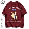 Hot selling prints in Russia T-Shirts Unisex Retro Oversized Short Sleeves Fashion Couple Clothes Unisex Simple Basics Clothing