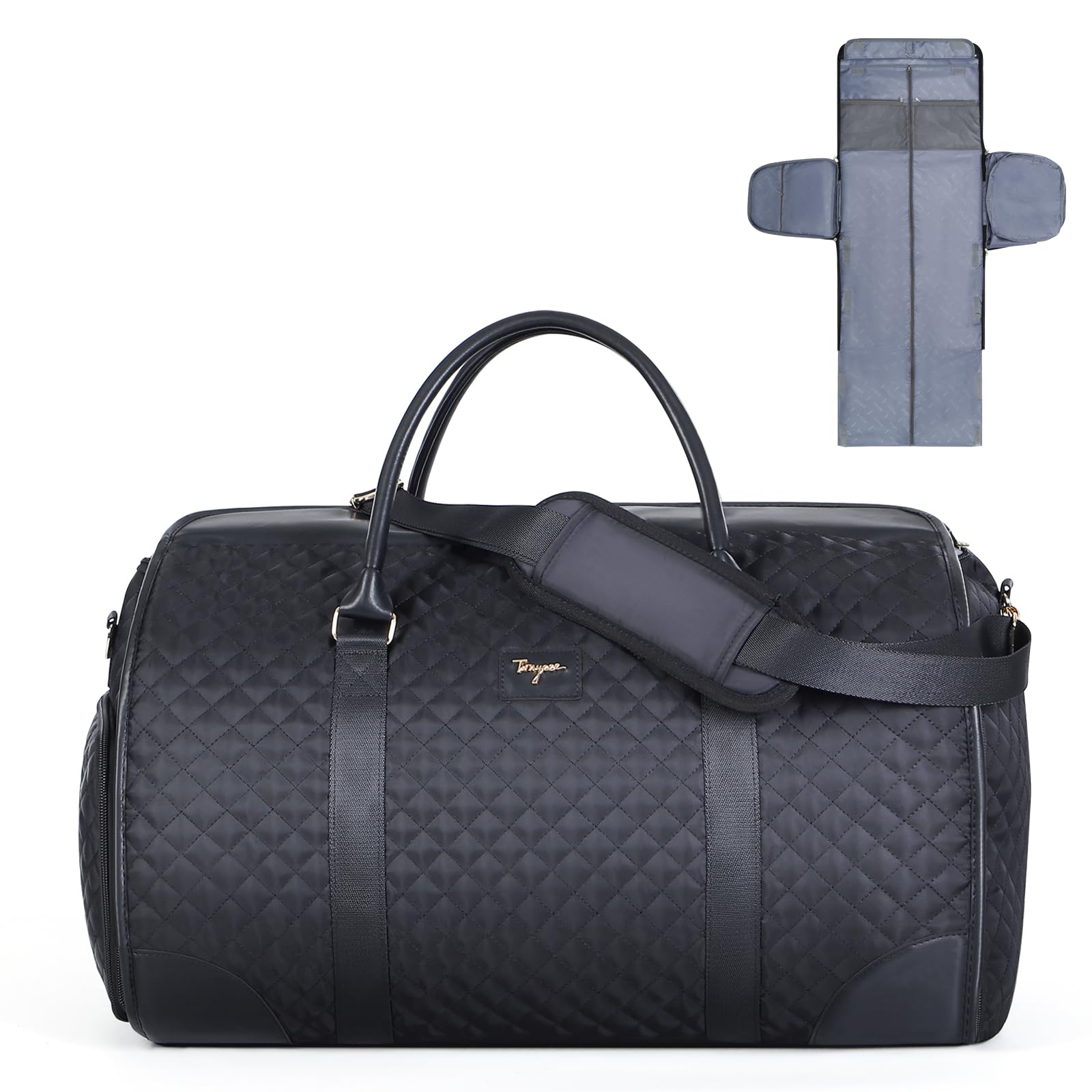 

Garment Bag 45L Large Suit Shoe Travel Prevents Water Business Black [Lekesky] - Capacity, Storage, Storage, Waterproof, Bag, Deformation, Handbag,