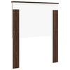 Headboard in Brown Oak Look 80 cm Particleboard