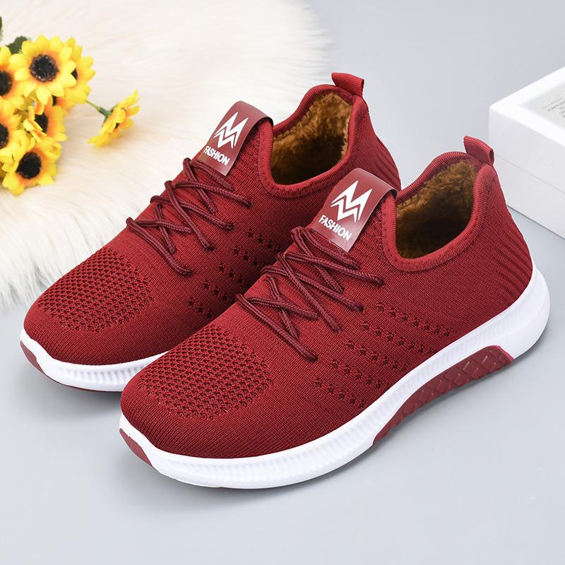 Scarpe di stoffa, Scarpe di cotone, Scarpe in pile e cotone imbottito, Scarpe casual da infilare