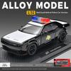 1/32 metal die-cast Hellcat police car model alloy body pull-back children's toy car boy birthday gift Halloween ornaments