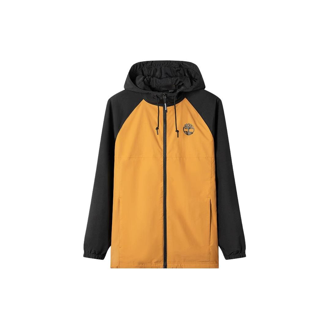

Timberland Color Block Hooded Jacket Men Jacket Wheat A6QK9-P56 XL