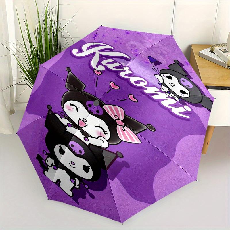 

Kuromi,Cute Automatic Umbrella-Foldable, Durable 8-Bone Design, Compact and Stylish, Great for Camping, Halloween, Christmas, Mother s Day T