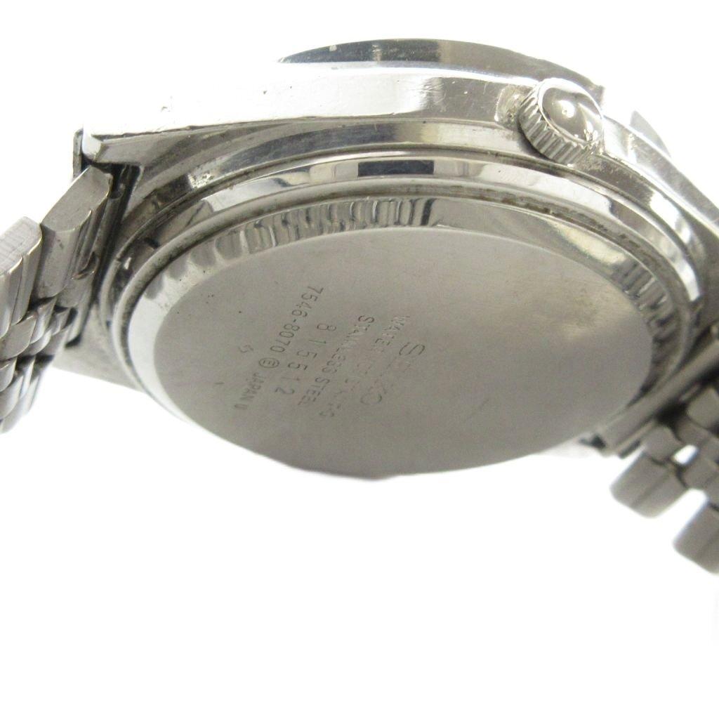 SEIKO TYPE2 Watch Quartz with Calendar Date Silver Color 7546-8070 GY18/ MQ Men's