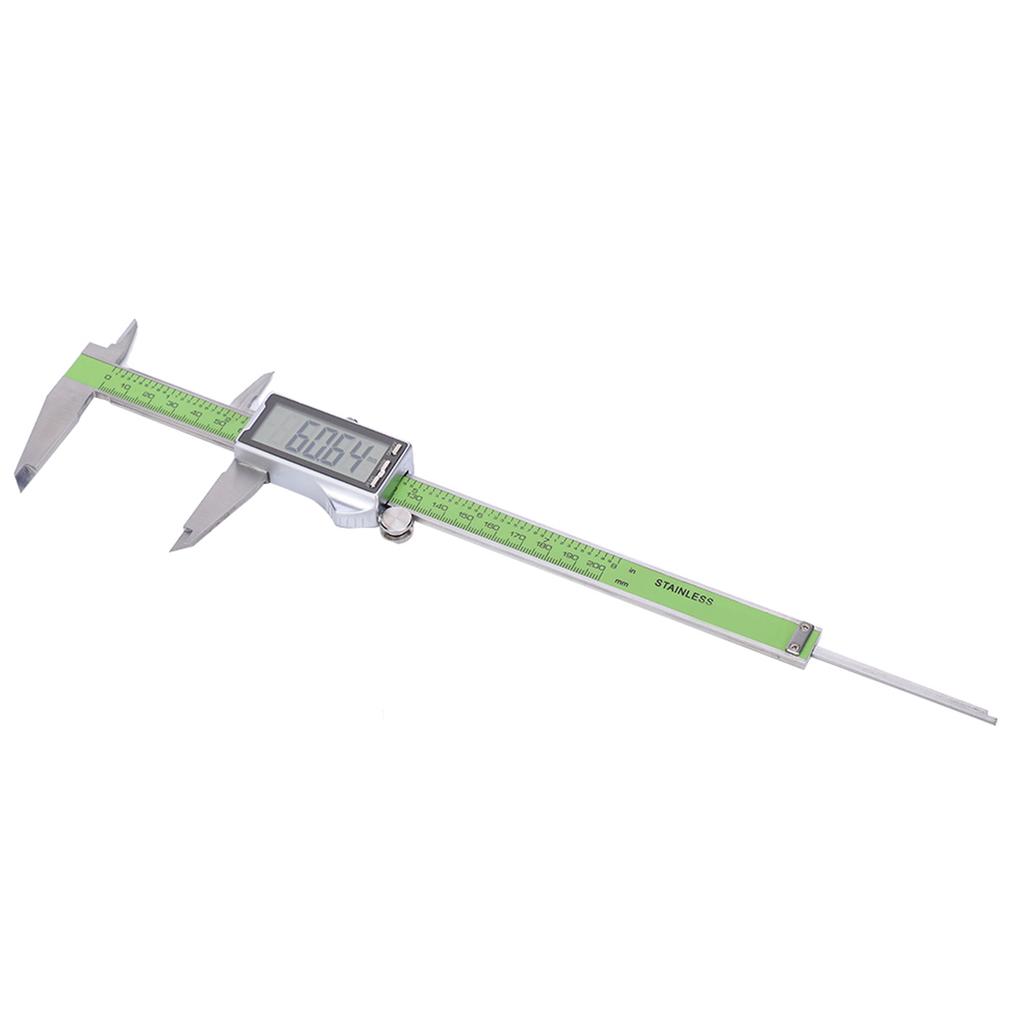 Digital Vernier Caliper Accurate Stainless Steel High Strength Electronic Ruler Gauge200mm