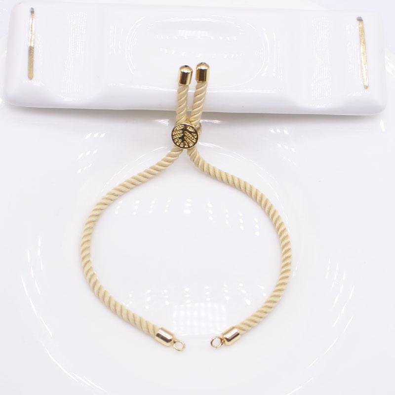 10PCS fashion luxury Wind Life Tree handmade DIY woven rope bracelet 3mm open loop buckle adjustable bracelet