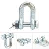 Ankerschäkel Schwerlastlegierter Stahl Verzinkt Bügelform mit Mutter Hebezeugteile 2 Stück 2T