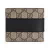 Gucci Presbyopia Logo Short Bifold Artificial Leather Wallet Wallet Men's Ebony/Black