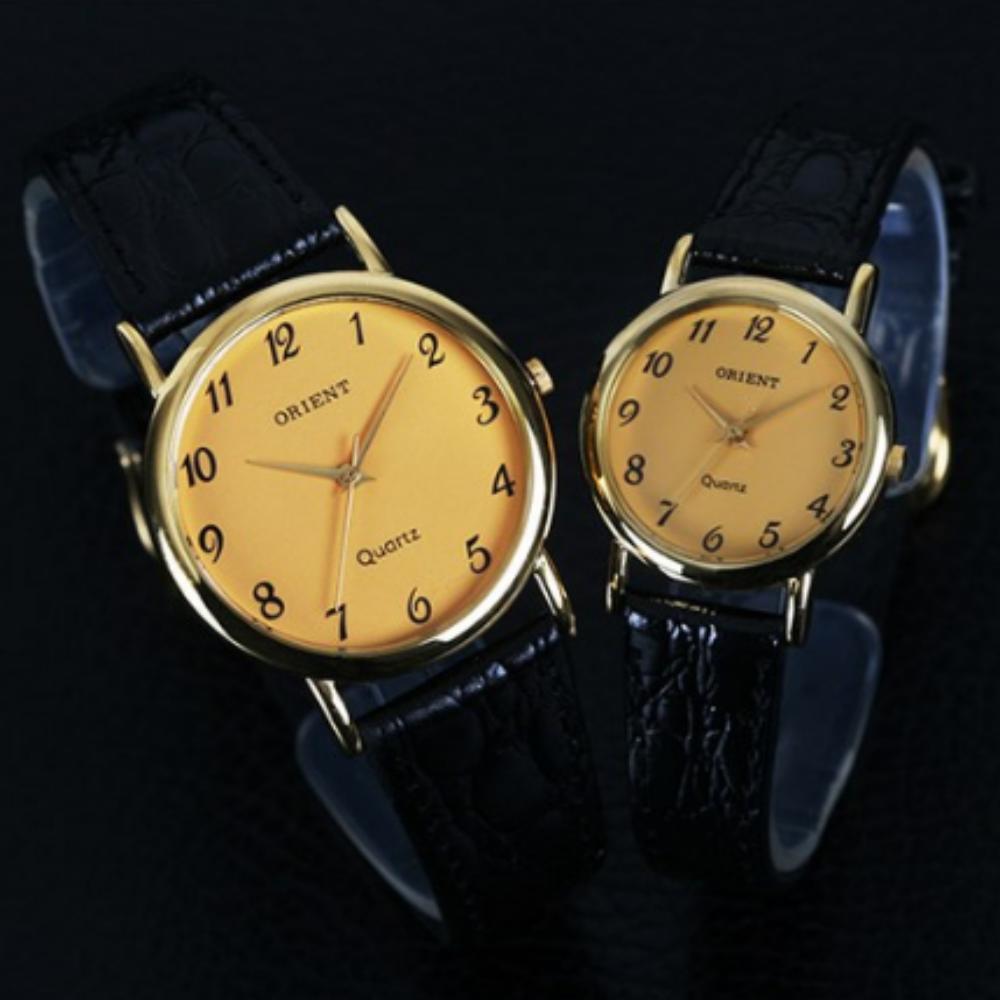 Orient Herren Armbanduhr Klassisch Lederband Koreanische Herstellung SS658