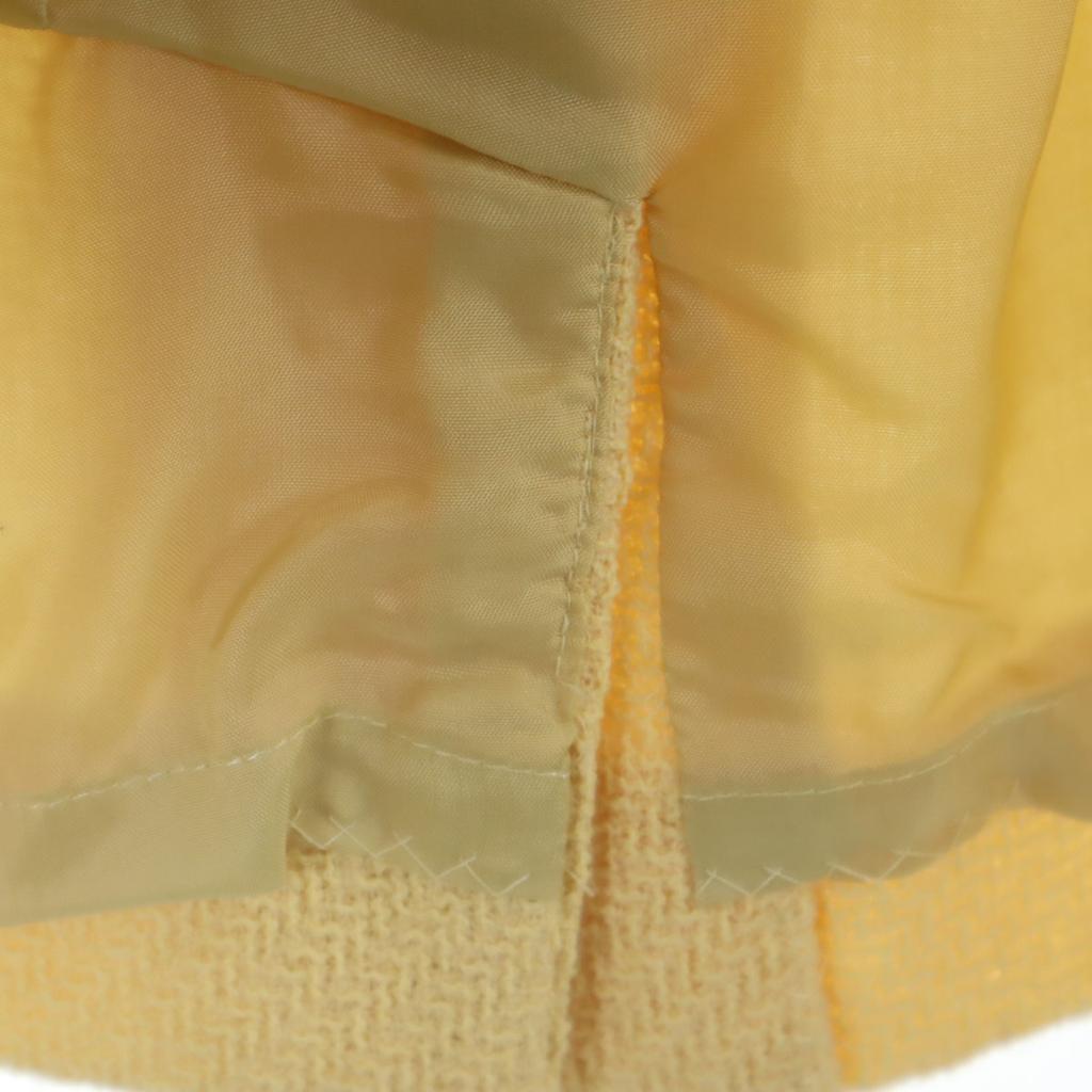 Aquascutum Wool Blend Made In Japan Skirt Suit Setup 9 Yellow Women Used