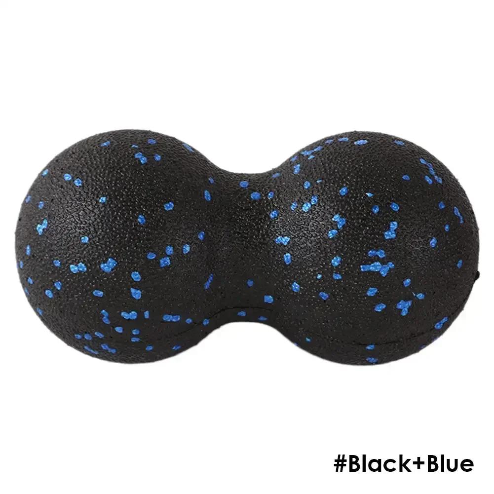 Peanut Fitness Massage Ball Set Yoga Roller Double Lacrosse Mobility Ball for Myofascial Physical Therapy Deep Tissue Massage