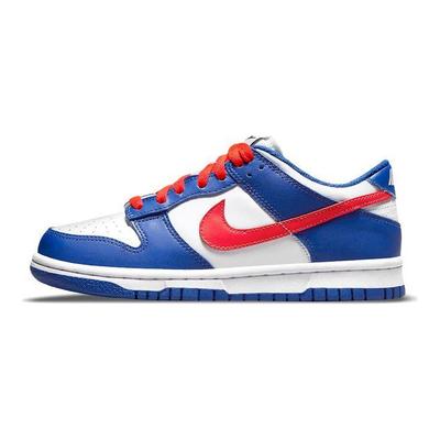 Dunk Low GS Game Royal Crimson Kids Sneakers Blue White Black CW1590-104