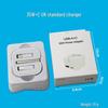 35W Dual Port A+C Fast Charger with Foldable UK Plug for Apple iPhones 8-16