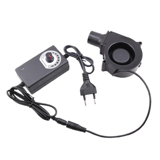 Camping BBQ Fan Air Blower 6000RPM Variable Speed Adjustable Low Noise Multifunctional Cooking Barbecue 7530 Electric Fan