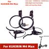 XOD 2-Kolben Elektrofahrradbremse, Wasserdichte Ölbremse mit 2-Pin-Stecker für Kukirin Roller