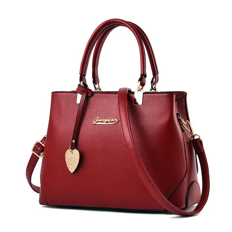 2023 New Fashion Pu Shoulder Bag Women s Handbag Cross-border Trend Handbag красный
