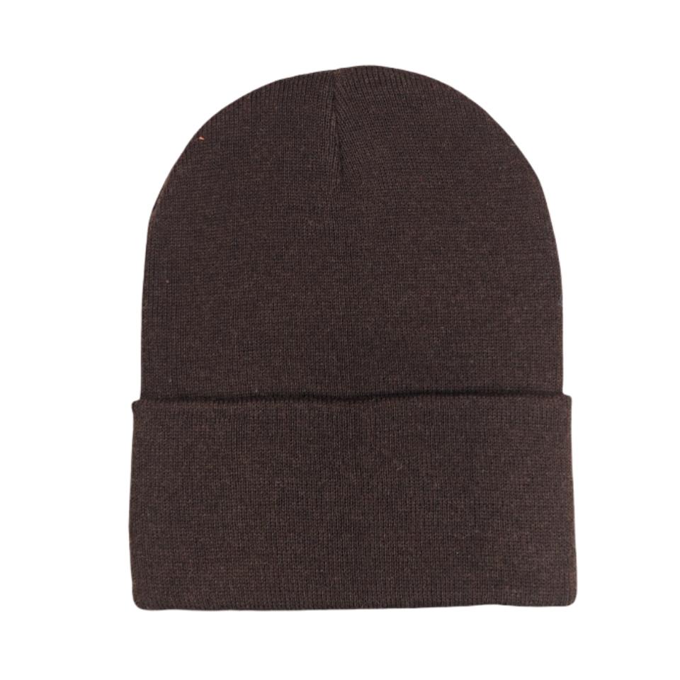 Custom Plain Knit Beanie Soft Winter Hat with 58 Colors Ready Stock Embroidery Logo