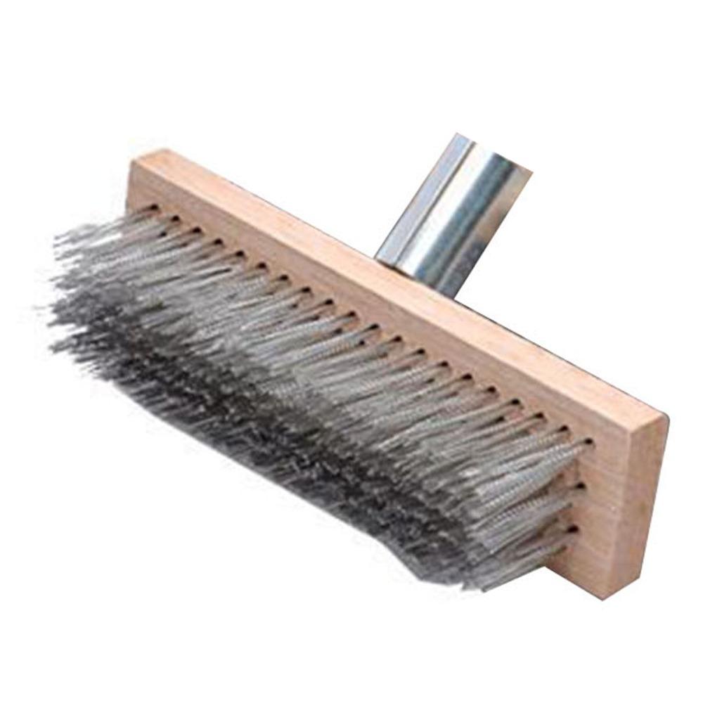 

Wire Brush Floor Brush Head Heavy Duty Brush Hair Wire Scrub Brush Scrub Brush Head Deck Cleaning 20cm